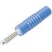 Schnepp S 4000 L Pluimstekker Stekker, recht Stift-Ø: 4 mm Blauw 1 stuk(s) Piece