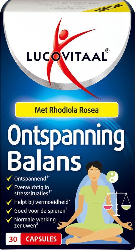 Lucovitaal Ontspanning Balans - 30 Capsules - Kruiden met mineralen preparaat