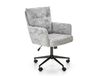 Fauteuil de bureau design polyester gris