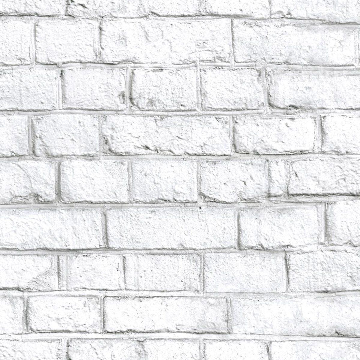 RoomMates Behang Peel And Stick White Brick 503 Cm Vinyl Wit