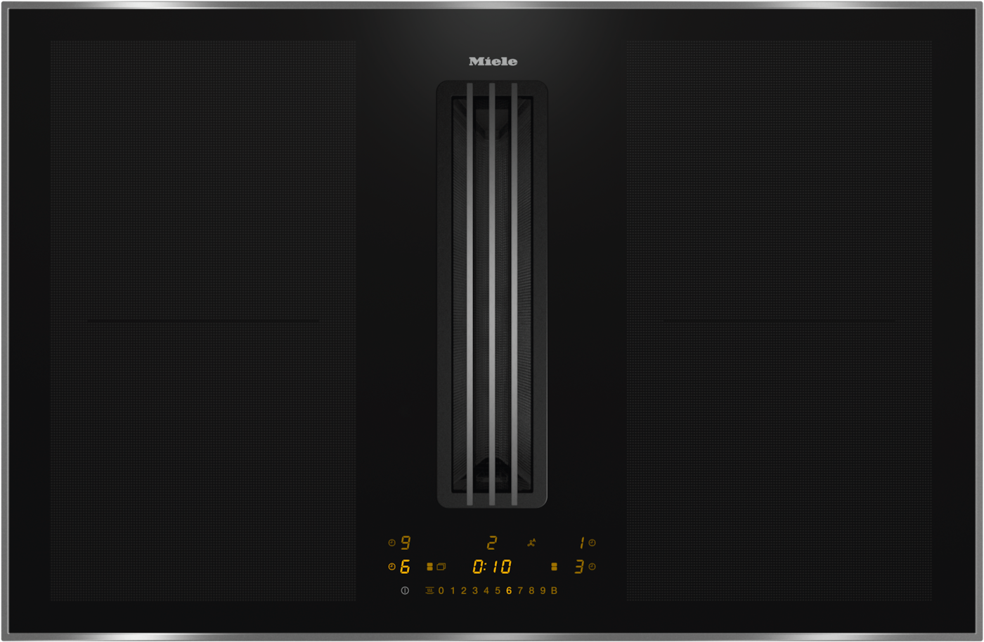 Miele KMDA 7476 FR RVS Inductie Kookplaat - Zwart