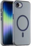 Coverzs TPU magnetische case geschikt voor de Apple iPhone 16e / iPhone 17e hoesje - TPU/Siliconen back cover speciaal voor magnetische accessoires - Siliconen hoesje - TPU telefoonhoesje (donkerblauw)