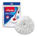Vileda Vervanging Turbo Classic 100% microfibre, 1 per verpakking, geschikt voor alle centrifugesystemen van Vileda, voor harde vloeren, Verwijdert meer dan 99% van de bacteriën met water alleen