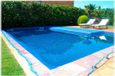 Fun&Go Zwembadafdekking Leaf Pool Blauw (6 x 6 m)