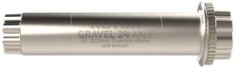 Rotor Gravel 24 mm axe traversante Argent