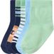 LUPILU® Lot de 5 paires de chaussettes bébé (bleu marine/vert, 15 - 18)