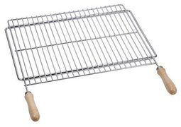 vario barbecuerooster, roestvrijstaal, 60 x 40 cm, uitbreidbaar 62,5-72,5 cm