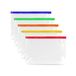 5 Icecat 5 A4 Plus Rits Pouch Document Portemonnee - 370mm x 260mm Diverse Kleuren, Stijlvolle File Storage Zip Bag - Waterdicht, Ziplock Document Houder