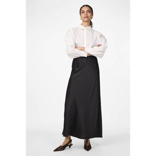 Y.A.S midi skirt black