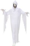 "GHOST" Finidi Verkleedkostuum Spook Volwassenen Halloween Kleding - Polyester - Wit - M