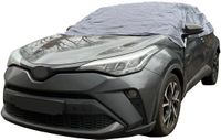 Sakura SS5384 Grote grijze autohoes - vorstbescherming waterbestendig - universeel Easy Fit - keuze uit 4 maten, grijs