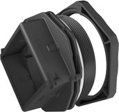 CONTA-CLIP 28613.4 Wartel Met borgmoer, Met dichting, Met trekontlasting M40 Polyamide 6.6 Zwart 5 stuk(s)
