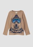 s.Oliver T-shirt Zandsteen Coton Enfants