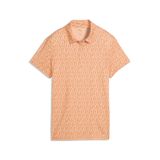 Puma Damespoloshirt W Cloudspun Wavey SS Polo 635041 - Maat S - Katoen - Melon Glow