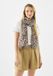 Codello Sjaal Polyester Panterprint Beige Dames