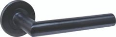 Intersteel Deurkruk Q 01 op rozet verdekt ø52x6mm PVD zwart