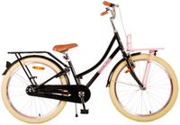 Volare Excellent Vélo enfant - Fille - 24 pouce - Noir - 3 vitesses