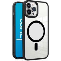 JAYM - Achterzijde behuizing voor mobiele telefoon - geschikt voor MagSafe - thermoplastic polyurethaan (TPU) - zwart - voor Apple iPhone 16e