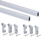 Emuca Garderobestang Silk, 1150 mm, Mat geanodiseerd