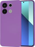 Techsuit Soft Flex Silicone Back Cover for Xiaomi Redmi Note 13 4G - Purple