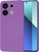 Techsuit Soft Flex Silicone Back Cover for Xiaomi Redmi Note 13 4G - Purple