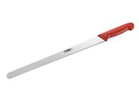 thermohauser Bakkersmes (staal, roestvrij), eenzijdig gekarteld, met rode kunststof handgreep, lemmet 36 cm, rood