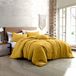 Modern Threads Beck Dekbedset, 4-delig, voorgewassen, goud, kingsize