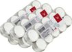 60x Bougies chauffe-plat blanches 4 heures de combustion - Bougies sans parfum