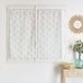 HomeMaison.com 1 paar gordijnen van tamine – bedrukt gordijn – verduisteringsgordijn – beige – gordijn 060 x 120 cm