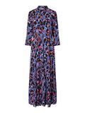 YAS Blousejurk 'YASSavanna' royal blue/koningsblauw / lichtrood / zwart / wit