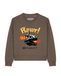 Watapparel Sweatshirt 'Rawr' bruin / gemengde kleuren