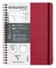 Clairefontaine 782332C Nomaddict (ex Age Bag) Notitieboek Spiraalbinding en Uitscheurbare Strook My.Notes Rood - A5+ 16x21 cm - 120 Uitscheurbare Pagina's STIPPEN - Wit Papier 90 g - Omslag Karton