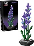 Jamara CaDA Bricks Artizan Bloemen - Lavendel - 205-delig Bouwstenen set