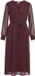 VILA VIFALIA V-NECK L/S MIDI DRESS - NOOS/DC - Dames - Mini jurken