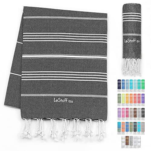LeStoff Hamamdoek Strandlaken - 100% Organisch Katoen - 100x180cm