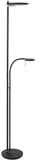 Steinhauer Exclusive Turound Vloerlamp - Zwart - Glas Metaal - LED