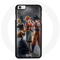 Maniacase Etui voor iPhone 7 Sangoku Naruto Luffy Eén Stuk Dragon Ball Z 3D Anime Manga
