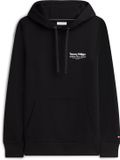 Tommy Hilfiger Heren Hoodie Katoen XXL Zwart/Offwhite