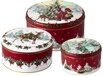 Villeroy & Boch Winter Collage Accessoires Koektrommel S/3 - Rood - Metaal