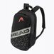 Head Team Tennis Sac à dos (21L) Noir - Argent - Rouge