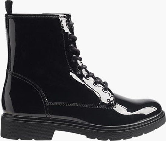 Graceland Zwarte veterboot lak - Maat 40
