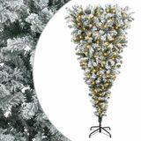vidaXL Omgekeerde Kunstmatige Scharnier Kerstboom 150 cm 150 LED's