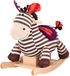 OEM Shenzhen Haorui Industrial Technology Co., Ltd. Houten schommeldier voor kinderen - Bruin/Wit