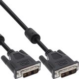 InLine DVI-I kabel, 24+5 male / male, dual link, 1,8m