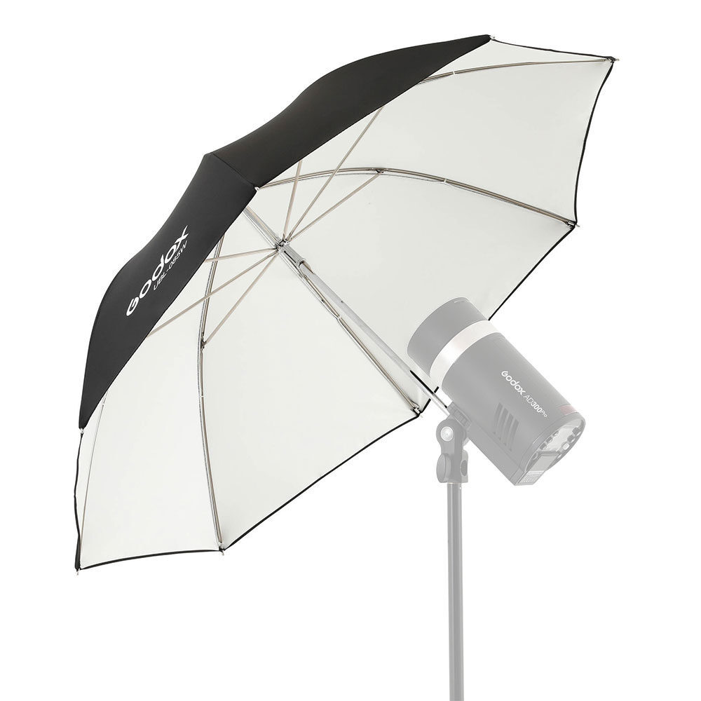 Godox UBL-085W Flitsparaplu Wit/Zwart (85cm)