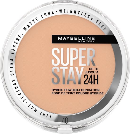 Maybelline New York SuperStay Up To 24HR 40 Hybrid Powder-Foundation