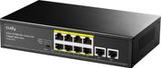 Cudy 8-poorts 10/100M PoE+ switch met 2 uplink-poorten
