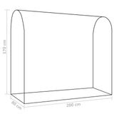 Merkloos / Sans marque pinnacle living Kweekkas met Ritsdeur - 200 x 80 x 170 cm