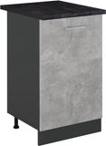 Vicco Keukenonderkast R-Line, Beton/Antraciet, 50 cm