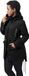 Urban Classics Ladies Sherpa Lined Cotton Parka Winterjas Zwart XS